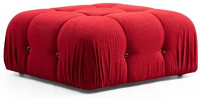 Dizajnový taburet BUBBLE 95 cm, červená, tkanina
