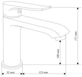 Mexen Pecos vaňová sada R05, chróm - 72703R05-00