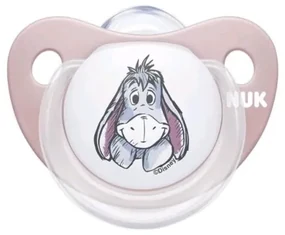NUK Cumlík Trendline NUK Disney Medvedík Pú 0-6m Box ružový