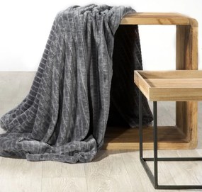 Dekorstudio Deka CINDY2 v tmavosivej farbe Rozmer deky: 170x210cm