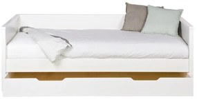 Biela spodná zásuvka pre posteľ WOOOD Nikki, 200 × 90 cm