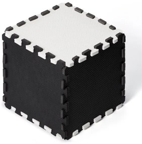 KINDERKRAFT - Penové puzzle LUNO 30ks čierna/biela