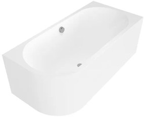 Polysan VIVA R MONOLITH asymetrická vaňa 75x170 cm akrylát pravá 78119M