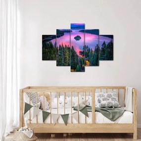 Obraz - Jazero Tahoe, Sierra Nevada, Kalifornia, USA (150x105 cm)