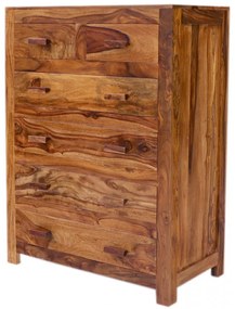 Komoda Kali 90x120x45 indický masív palisander Svetlomedová
