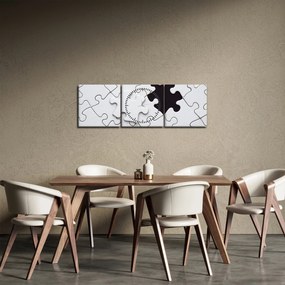 Obraz puzzle (s hodinami) (90x30 cm)