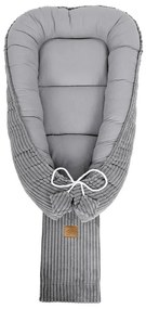 Sivé hniezdočko pre bábätko 55x83 cm – Meowbaby