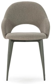 Zelené čalúnené jedálenské stoličky v súprave 2 ks Lia – Marckeric