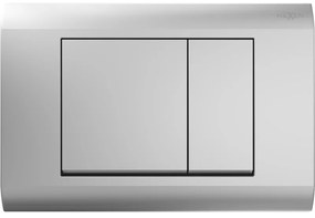 Mexen Fenix Air 01, pneumatické dvojité tlačidlo na splachovanie, chróm matný, 6A0102