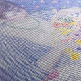 Obraz - Frederick Carl Frieseke,  The Basket of Flowers, reprodukcia (90x60 cm)