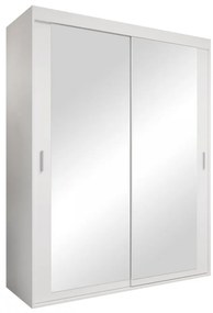 Zrkadlová skriňa Satingo 160 V, Farby: Biela