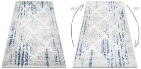 Koberec AKRYL VALS 6177 Ornament, sivý / modrý