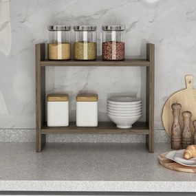 Kuchynská polica Denver Walnut