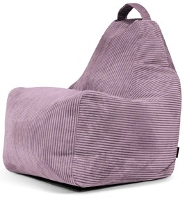 Fialový menčestrový sedací vak Play Amuse – SLOWDOWN