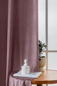 Svetlo fialový zatemňovací záves VELVET 140x270 cm Zavesenie: Riasiaca páska