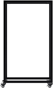Stojan na drevo Hilta s kolieskami 25x60x100 cm - čierna