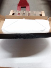 AKCIA Čierny jedálenský stôl BERGEN 140x80 cm II. akosť