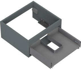 Mexen Box-A, závesná skrinka 50 cm, 1 zásuvka, grafitová matná, 91AX0-0500-235-1-66