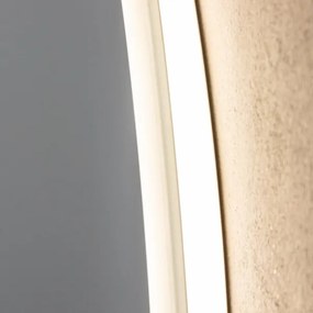 Brilagi-LED RGBW stmievateľné vyhrievané zrkadlo s podsvietením CLARA PRO LED/18W/230V priemer 60 cm IP44