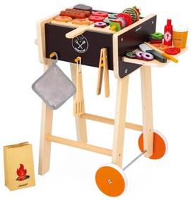 Drevený gril s doplnkami