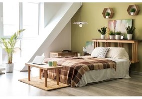 Luster na lanku FALCO 1xE27/60W/230V pr. 30 cm béžová