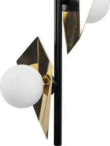 Toolight Toolight, stropné svietidlo 2xG9 APP1410-CP, čierna-zlatá, OSW-03087