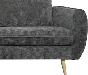 Rohová sedačka Salma, grafitová tkanina, univerzálna pravá/ľavá