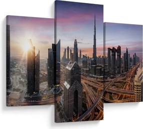 Obraz - Panorama Dubaja (90x60 cm)