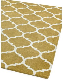 Okrovožltý ručne tkaný vlnený koberec 160x230 cm Albany – Asiatic Carpets