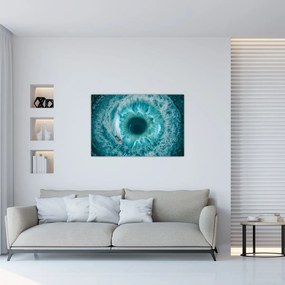 Obraz mora s loďkou (90x60 cm)