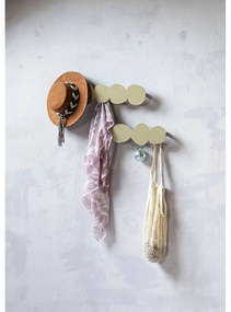 Béžový kovový nástenný vešiak 35 cm Tumulo – Spinder Design