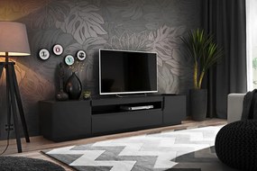 ESTON TV stand black mat/black mat