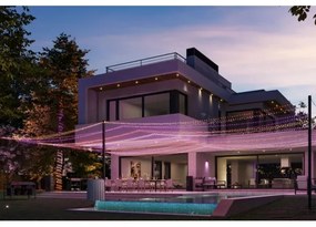 Philips-LED RGBW Stmievateľná vonkajšia reťaz HUE WACA 500xLED 44,4 m IP54