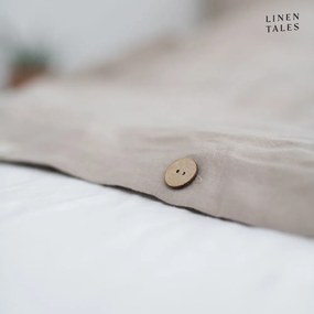 Krémové obliečky na jednolôžko z konopného vlákna 140x200 cm - Linen Tales