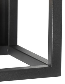 Priemyselná nástenná lampa čierna - Cage