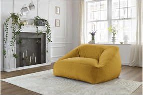 Žltý sedací vak z umelej kožušiny Lilibet – Bobochic Paris