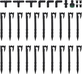 Záhradná priesaková hadica, čierna 0,6" 50 m, guma