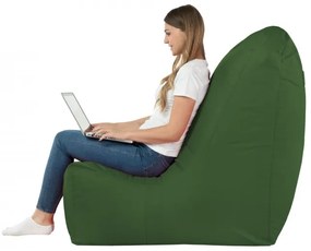 Moderné kreslo DISTINTO tmavo zelené (OUTDOOR)
