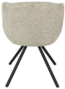 Jídelní otočná židle Pearl hnědá