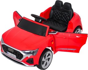 Elektrické autíčko Audi SQ8 červené / sivé