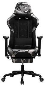 SONGMICS Herná stolička s opierkou na nohy RCG52GYV1