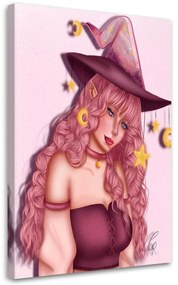 Gario Obraz na plátne Ružová čarodejnica - Crislainy Reis Silva Rozmery: 40 x 60 cm