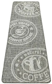 Koberec / Behúň FLEX 1907/P91 hnedý / sivý