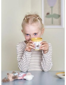 Žltý/krémový detský hrnček z kameniny 150 ml Celebrate – Bloomingville Mini