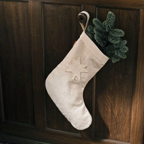 Ferm Living Vianočná pančucha z organickej bavlny Vela