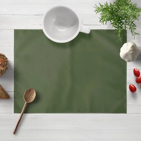 Biante Dekoračné prestieranie na stôl Rongo RG-081 Tmavé olivovo zelené 30x40 cm
