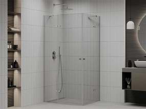 Mexen Roma DUO sprchovací kút 80x70 cm, priehľadný, chróm, 854-080-070-02-00