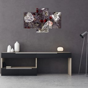 Obraz motýľov (90x60 cm)