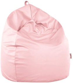 Sedací vak SAKO metalic ružový ekokoža