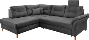 XXXLutz ROHOVÁ SEDAČKA, textil, antracitová Livetastic - Sedačky - 002310012731